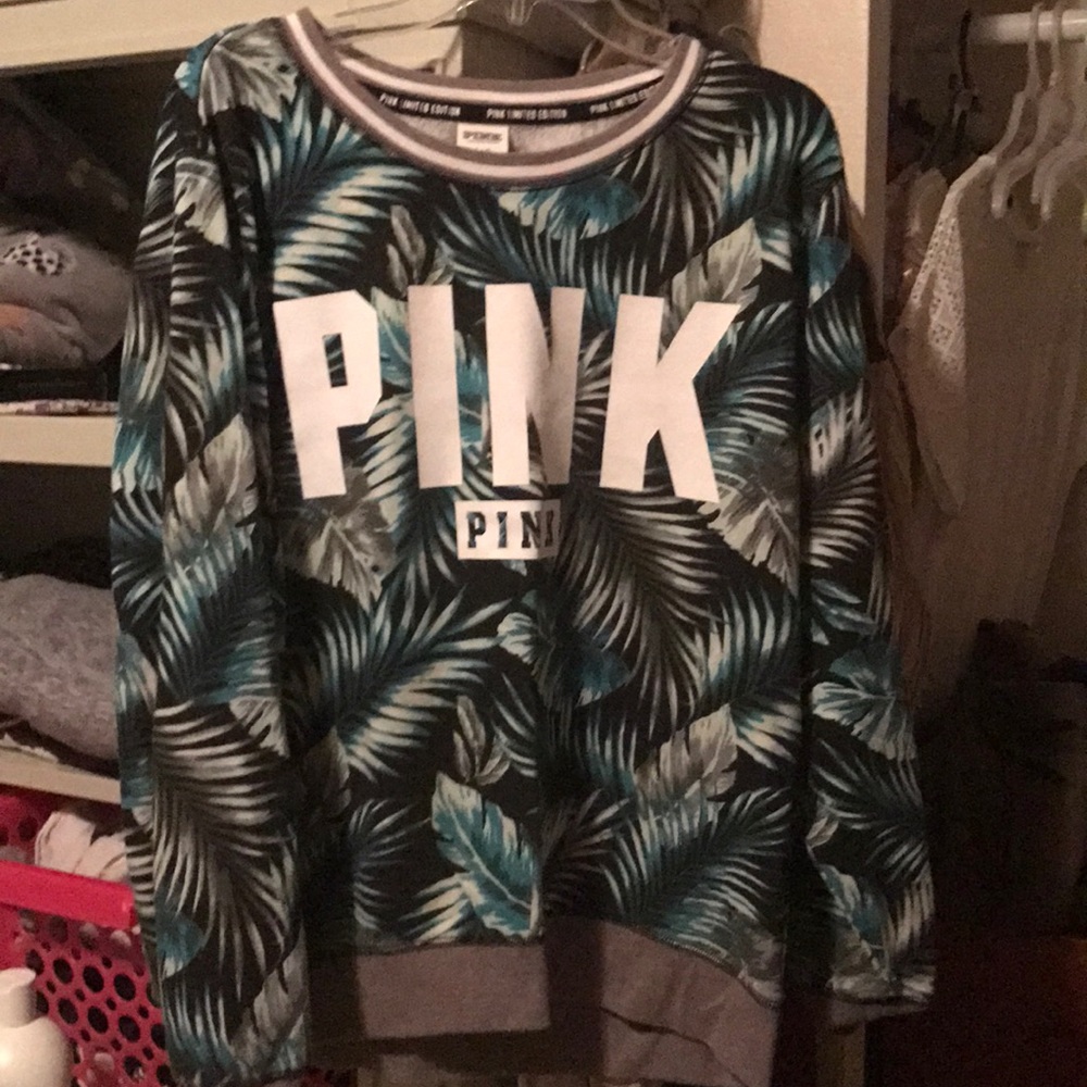Pink crew neck